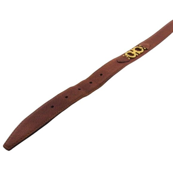 Salvatore Ferragamo belt Brown x Gold Women Authentic secondhand main image 4
